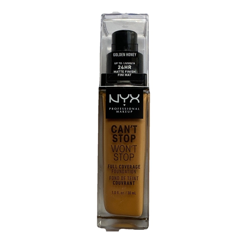 NYX Can't Stop Won't Stop Full Coverage Liquid Foundation Golden Honey